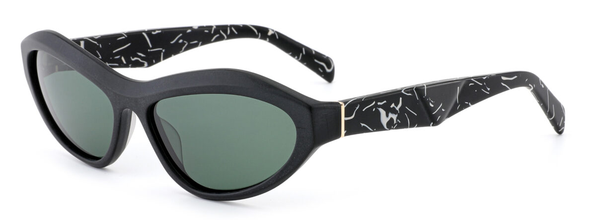 Tortoise Cat Eye Sunglasses (JA1540MB) - Image 4