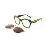 Chic Acetate Clip - On Sunglasses for Women