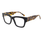 Glam Vintage-Inspired Clear (Black) Tortoiseshell Acetate Presbyopic Eyewear - Image 6