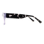 Glam Vintage-Inspired Clear (Black) Tortoiseshell Acetate Presbyopic Eyewear - Image 3