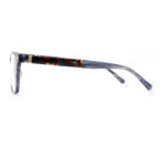 Acetate Square Optical Frame with Tortoise - Accent Arms - Image 5
