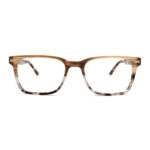 Acetate Square Optical Frame with Tortoise Gradient & Metal Accents - Image 10