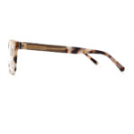 Acetate Square Optical Frame with Tortoise Gradient & Metal Accents - Image 11