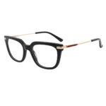 Clear Fusion Acetate Optical Frame With Slender Metal Temple - Image 6