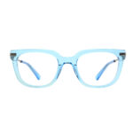 Clear Fusion Acetate Optical Frame With Slender Metal Temple - Image 7