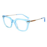 Clear Fusion Acetate Optical Frame With Slender Metal Temple - Image 9