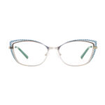 Cat - Eye Polka Dot Metal Optical Frame - Image 7