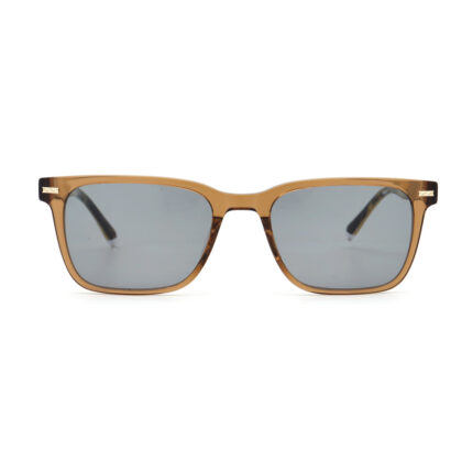 Acetate Square Sunglasses with Tortoise - Patterned Temples and Metal Rope - Detail