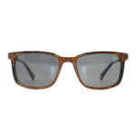 Acetate Metal Square Frame Sunglasses with Paneled Design - Image 7