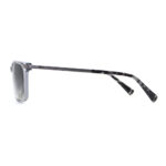 Acetate Metal Square Frame Sunglasses with Paneled Design - Image 3