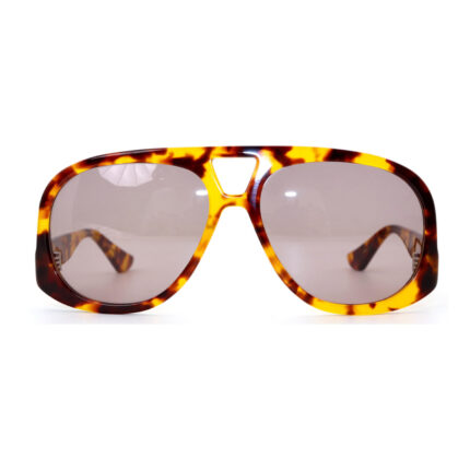 Acetate Low - Temple Aviator Sunglasses