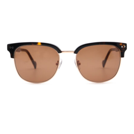 RetroTortoise Acetate and Metal Sunglasses