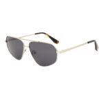 New Metal Aviator Sunglasses with Sharp Lower Edge Angles - Image 9