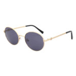 Chic Oval Metal Sunglasses - Image 5