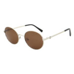 Chic Oval Metal Sunglasses - Image 2