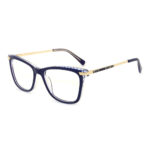 Exquisite Tinted Grid - Carved Acetate Eyeglasses with Metallic Details - Image 2