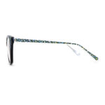 Floral Printed Acetate Cat - Eye Optical Frames - Image 8