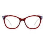 Floral Printed Acetate Cat - Eye Optical Frames - Image 6