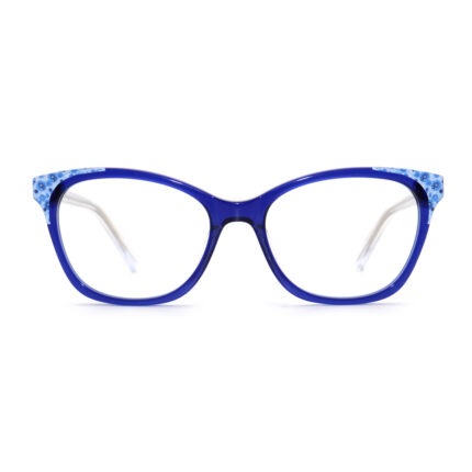 Floral Printed Acetate Cat - Eye Optical Frames