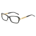 RetroGlam Intricate Metal Eyeglasses - Image 2