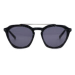 Marble - Textured Acetate Sunglasses with Double Bridge & Square Lens Design