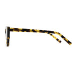Fashionable Tortoiseshell Acetate Sunglasses with Angular Frame Design - Image 3