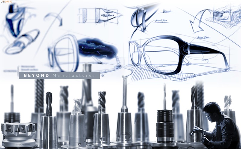 barrel tumbling eyewear frames process