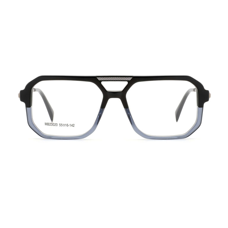 premium aviator acetate metal optical frame for men
