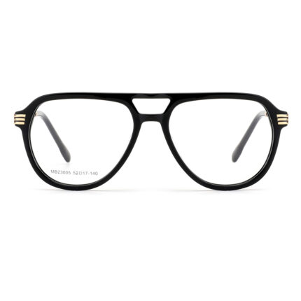 premium aviator acetate metal optical frame for men