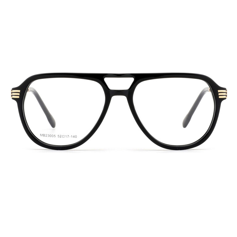 premium aviator acetate metal optical frame for men
