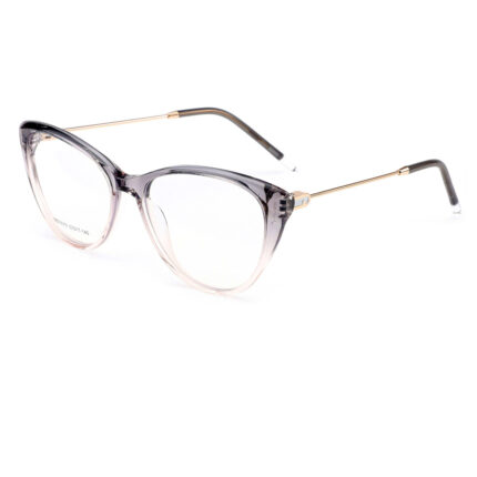 premium cat-eye acetate metal optical frame for women