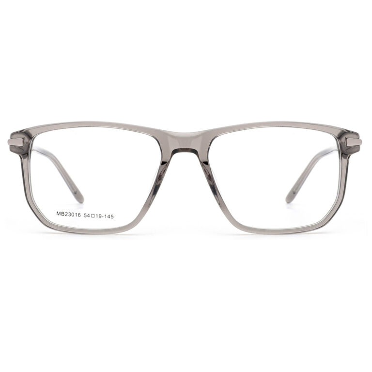 premium rectangular acetate metal optical frame for men