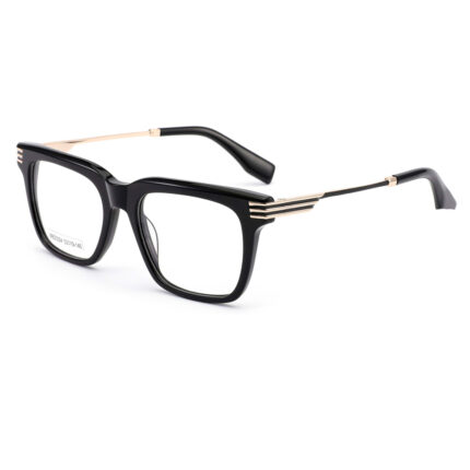 premium rectangular acetate metal optical frame for men