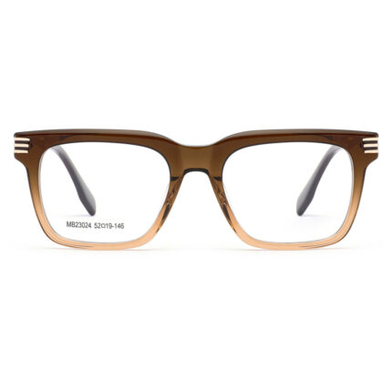 premium rectangular acetate metal optical frame for men