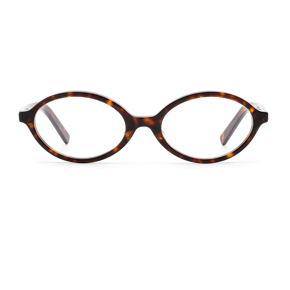 M001-F Miu Miu Style Oval Acetate Optical Frame - Image 1