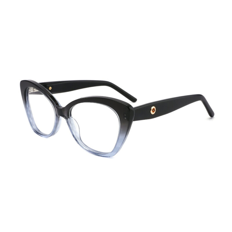 premium interchangeable decor acetate optical frame for women