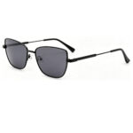 premium lightweight metal square polarized sunglasses for men