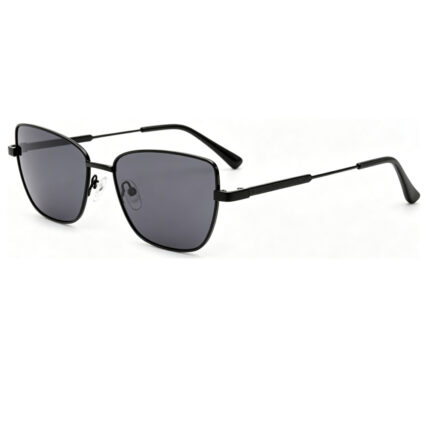 premium lightweight metal square polarized sunglasses for men