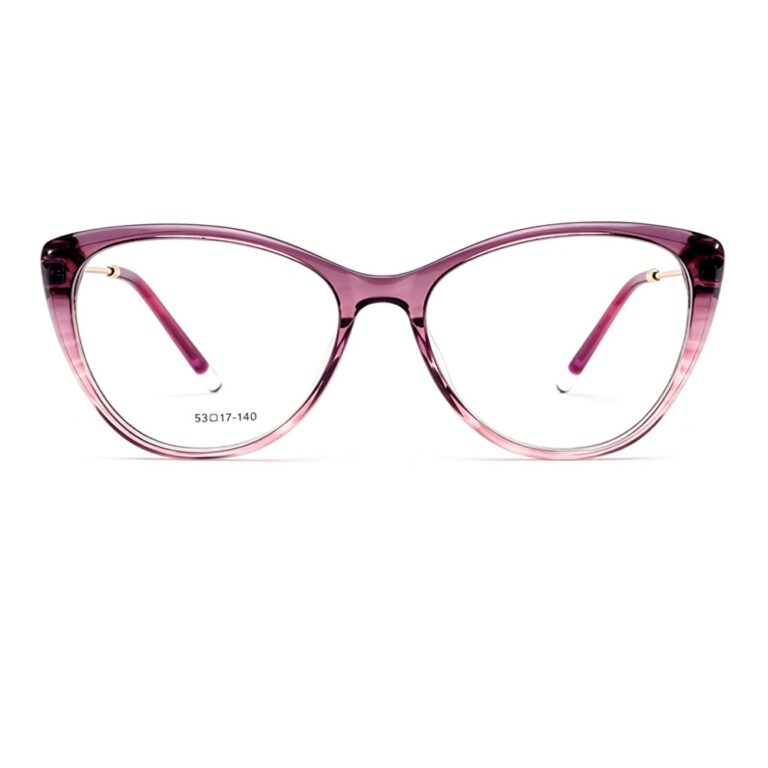 elegant gradient acetate cat eye optical glasses for women prescription eyewear
