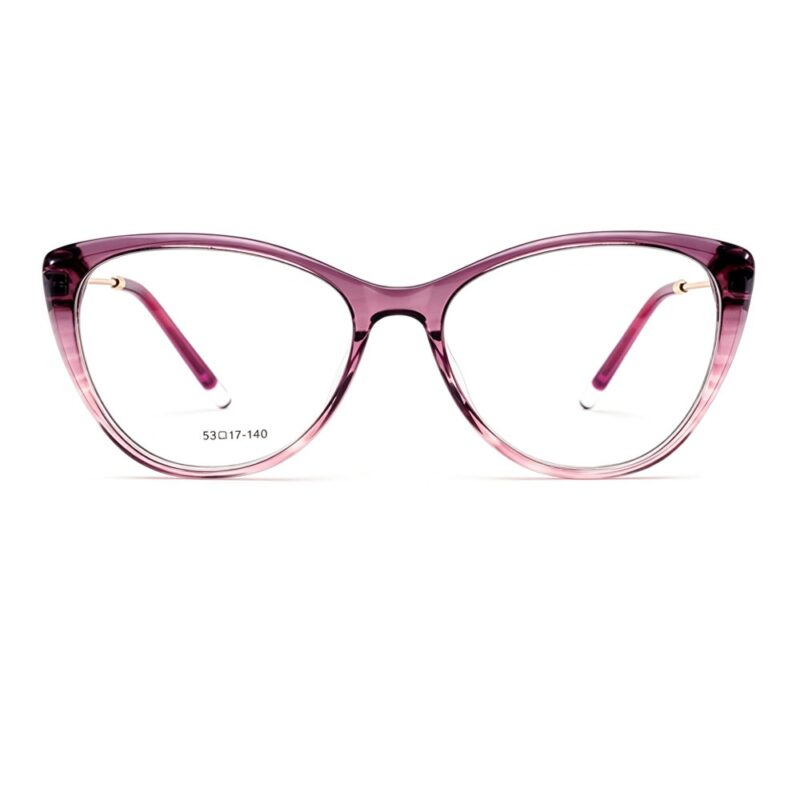 elegant gradient acetate cat eye optical glasses for women prescription eyewear