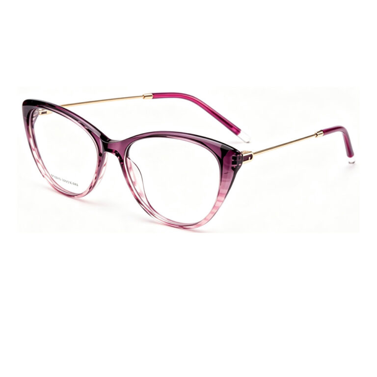 elegant gradient acetate cat eye optical glasses for women prescription eyewear