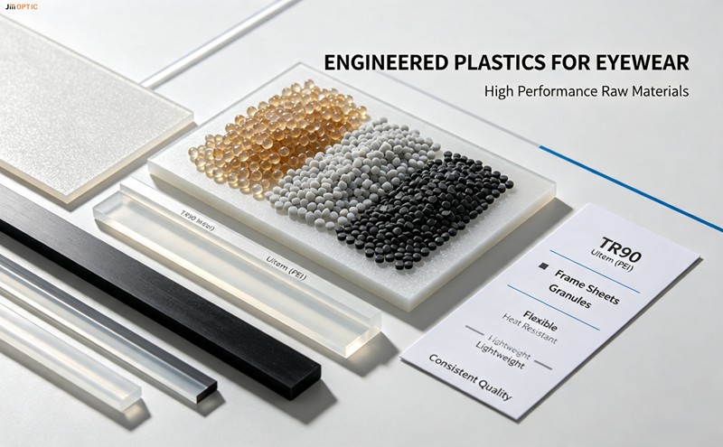 Acetate metal TR90 eyewear frame materials comparison guide