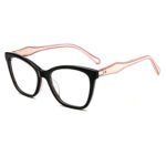 elegant cat eye acetate optical glasses for women fashionable prescription eyewear