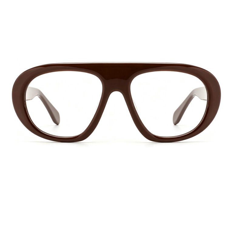 retro oversized pilot acetate optical glasses for women vintage full rim prescription eyewear