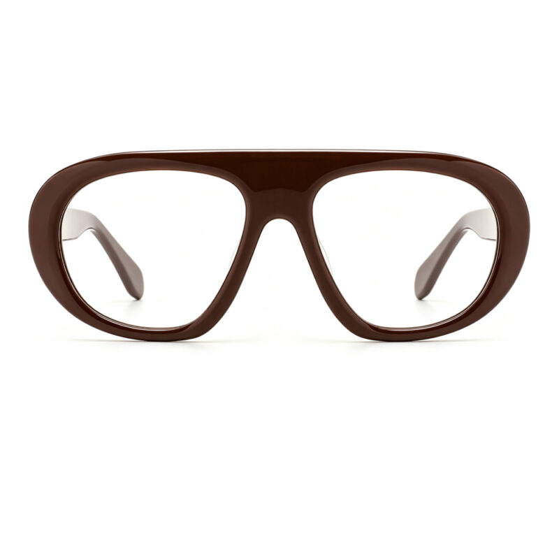 retro oversized pilot acetate optical glasses for women vintage full rim prescription eyewear