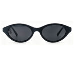 vintage oval acetate women sunglasses detachable crystal flower charms dual-use for glasses and earhook earphones, silicone elastic band metal hook fixing