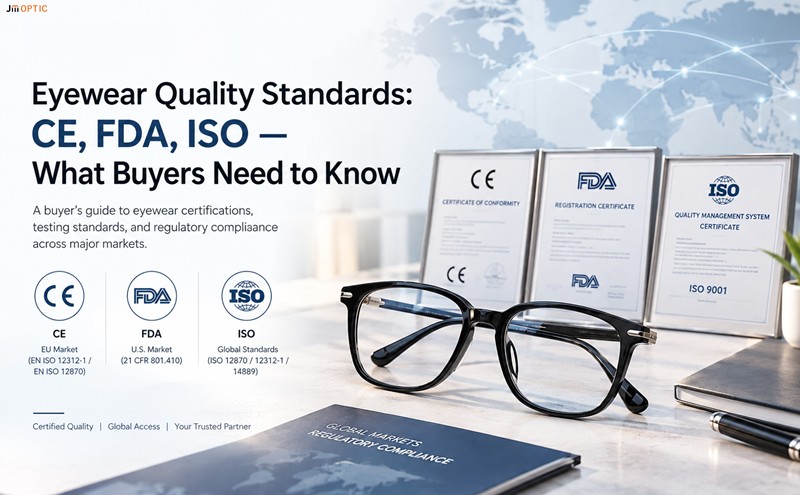 Eyewear CE FDA ISO certification guide for eyewear buyers and importers
