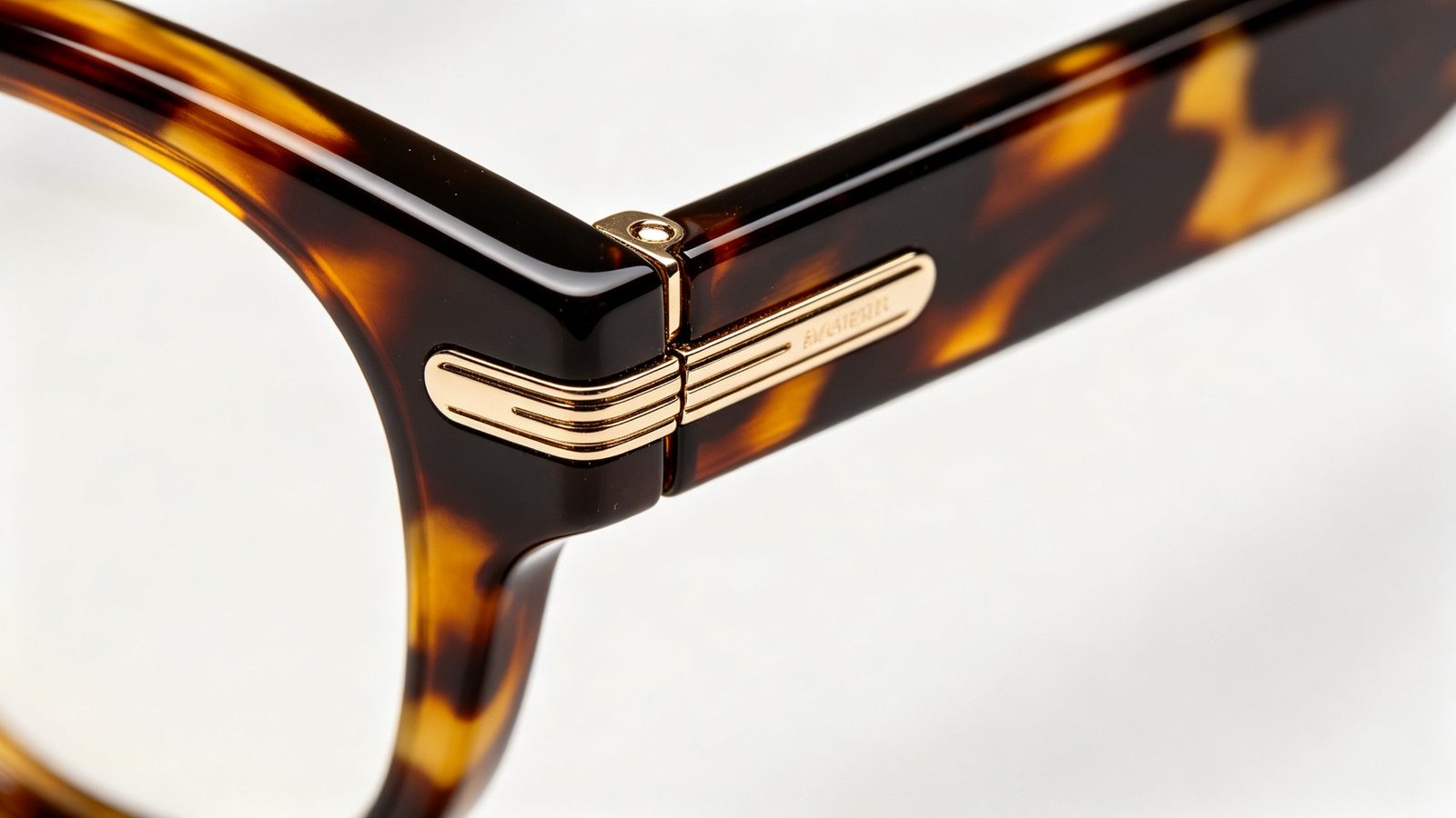 Premium acetate aviator frame manufacturing details - JM Optical