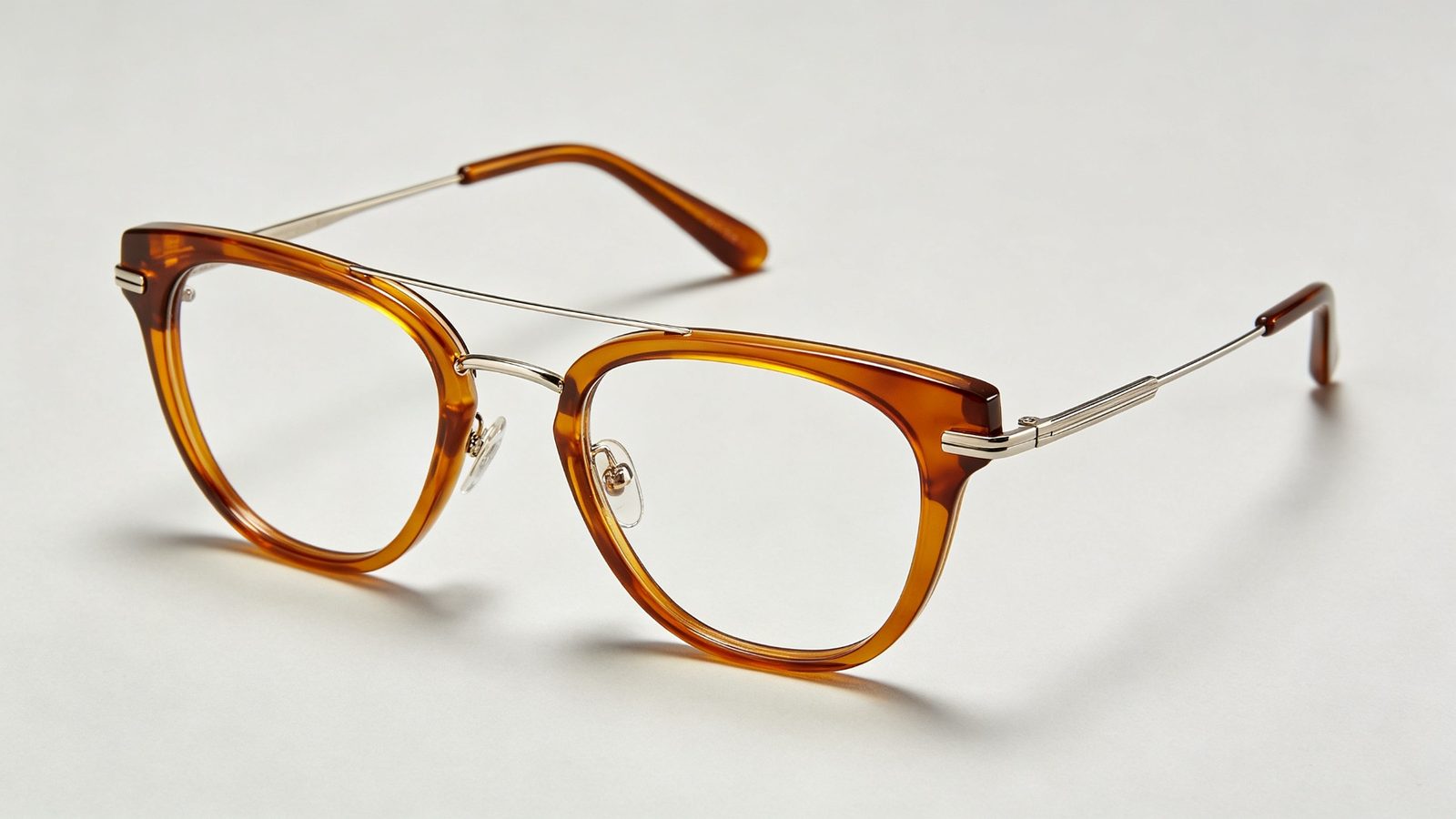 Combination acetate titanium aviator frames - JM Optical